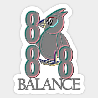 Angel Number 888: BALANCE Sticker